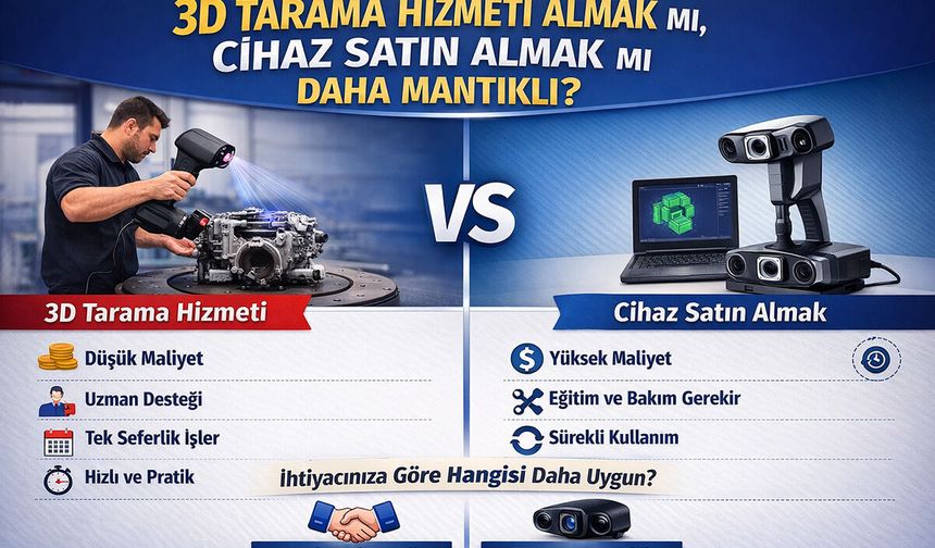 3D Tarama Nedir, Nasıl Yapılır? (2026 Rehberi)