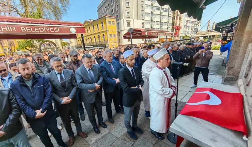 Trabzon’da Gıyabi Cenaze Namazı Kılındı