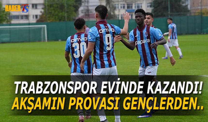 Trabzonspor U19 Evinde Galip! 3-1