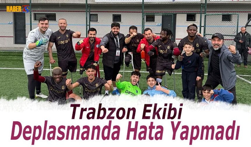 Trabzon Ekibi Deplasmanda Hata Yapmadı