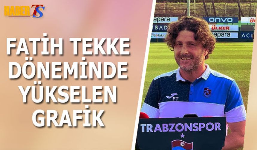 Trabzonspor’da Fatih Tekke Döneminde Yükselen Grafik