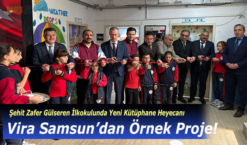 Şehit Zafer Gülseren İlkokulunda Yeni Kütüphane Heyecanı