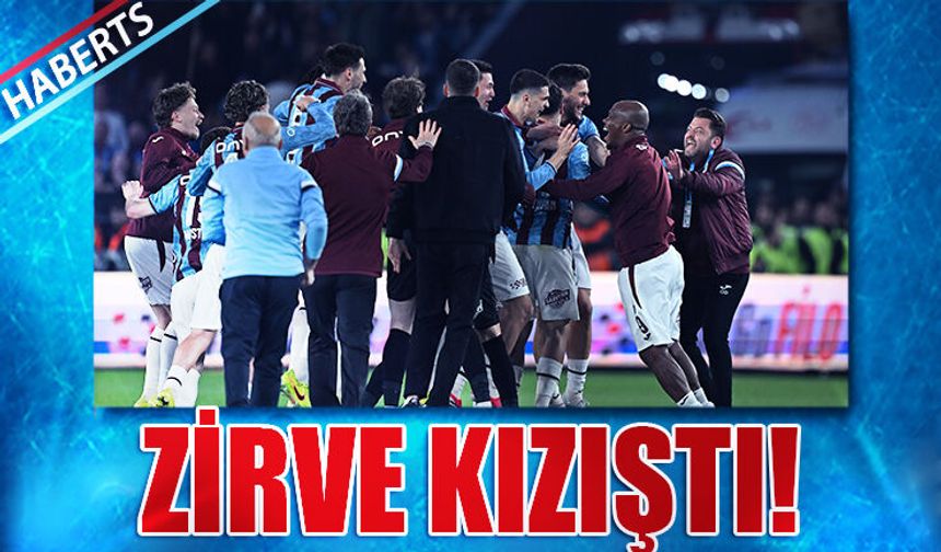 Trabzonspor'un Kritik Üç Puanı Zirveyi Karıştırdı