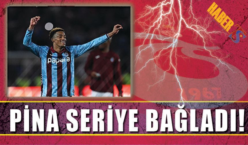 Trabzonsporlu Pina'dan Asist Serisi!