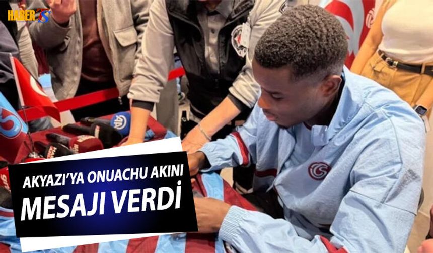 Trabzonspor’da Onuachu İmza Gününde Taraftarlarla Buluştu
