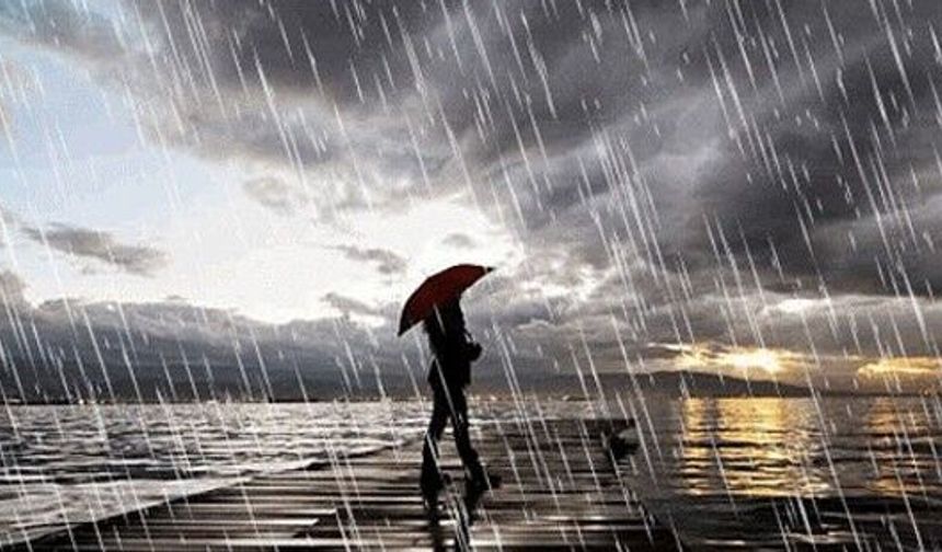 Trabzonda Öğleden Sonra Sağanak Uyarısı