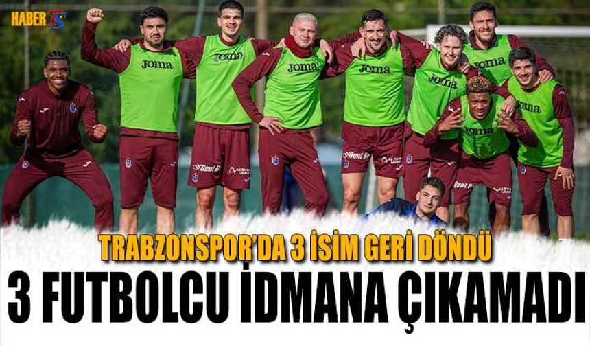 Trabzonspor, Başakşehir Maçı Hazırlıklarını Sürdürüyor