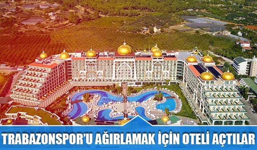 Trabzonspor’a Alan Xafira Deluxe Resort’tan Destek Jestı