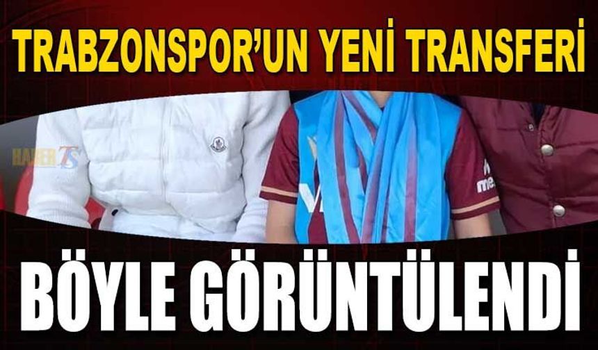 Trabzonspor’un Genç Transferi Karadeniz Taraftarla Buluştu