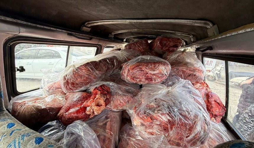 Nizipte 1,6 Ton Sakatat İmha Edildi