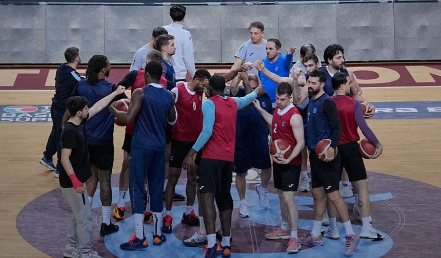 Trabzonspor Basketbol Mersin Spor Maçı Öncesi Hazır