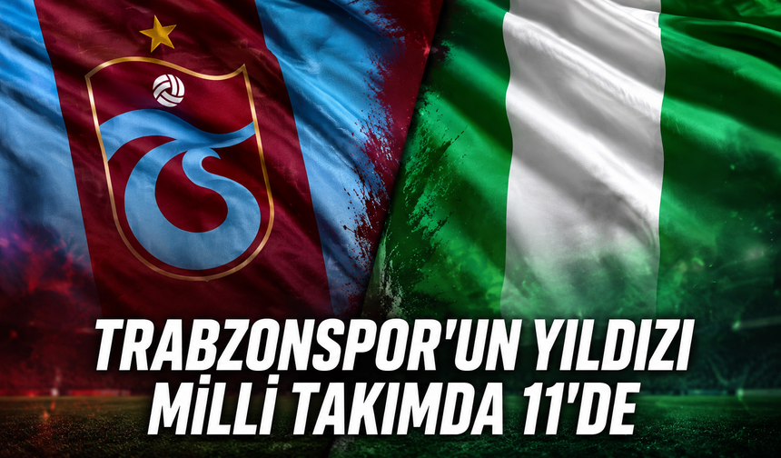 Trabzonspor'un Yıldızı Milli Takımında İlk 11'de Sahada