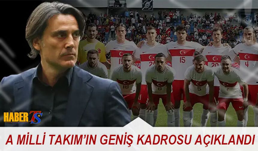 A Milli Takım Dünya Kupası Geniş Kadrosunu Açıklandı