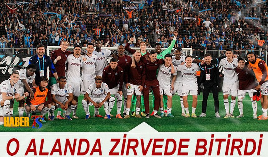 Trabzonspor Dün Geceyi O Alanda Zirvede Bitirdi