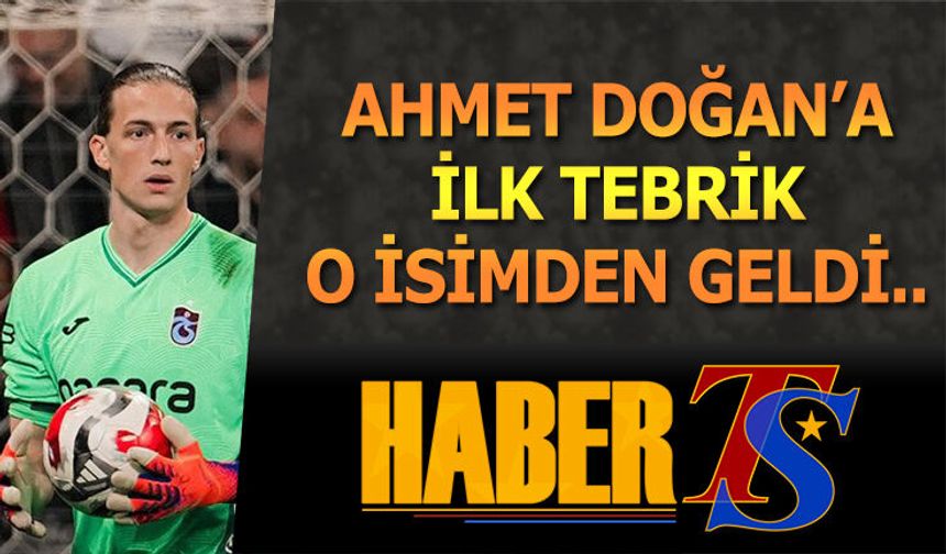 Ahmet Doğan'ı Beşiktaş Maçından Sonra Tebrik Etti