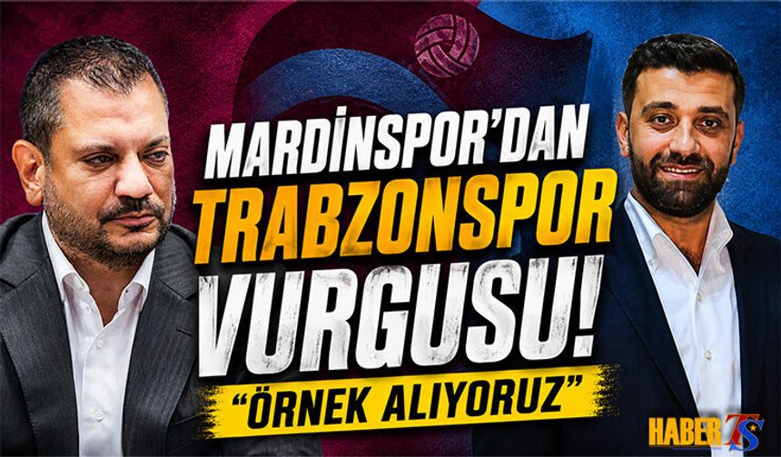 Mardinspor Başkanı Rıdvan Aşar'dan Trabzonspor Açıkalması