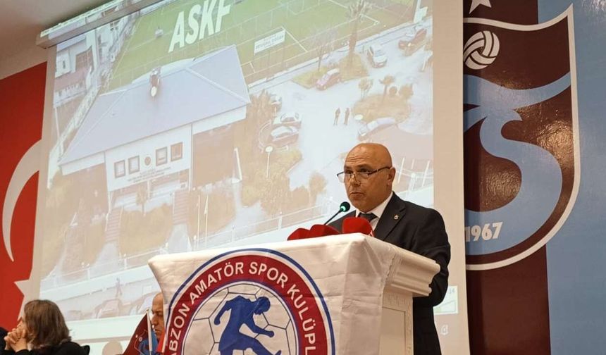 Trabzon ASKF Genel Kurulu'nda Zeki Kurt Güven Tazeledi