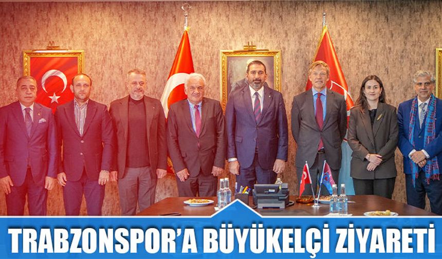 Hollanda Büyükelçisi Wijnands’tan Trabzonspor’a Ziyaret