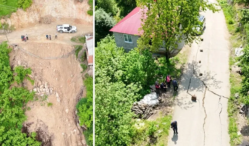 Bölgemizde Heyelan Riski Nedeniyle 21 Ev Boşaltıldı