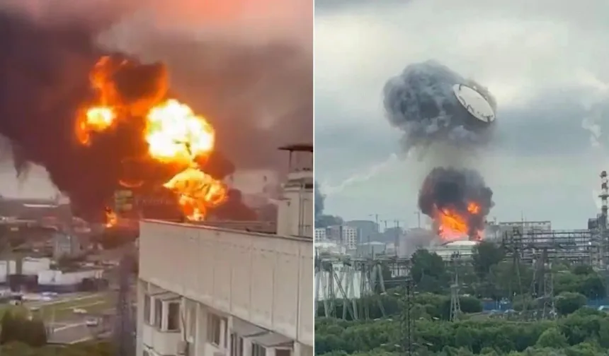 Ukrayna'dan Moskova'ya Yılın En Büyük İHA Saldırısı