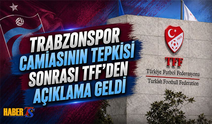 TFF'den Trabzonspor U19 ve UEFA Gençlik Ligi Açıklaması