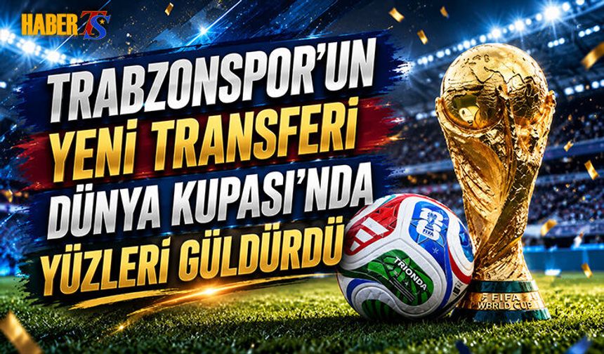 Trabzonspor'un Yeni Transferi Turnuvada Yüzleri Güldürdü