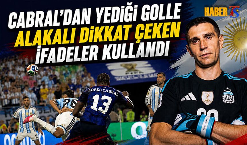 Cabral'dan Yediği Golle Alakalı Dikkat Çeken İfadeler