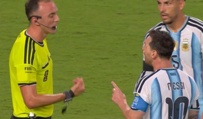 Messi'den Hakeme Tepki: Saygılı Konuş