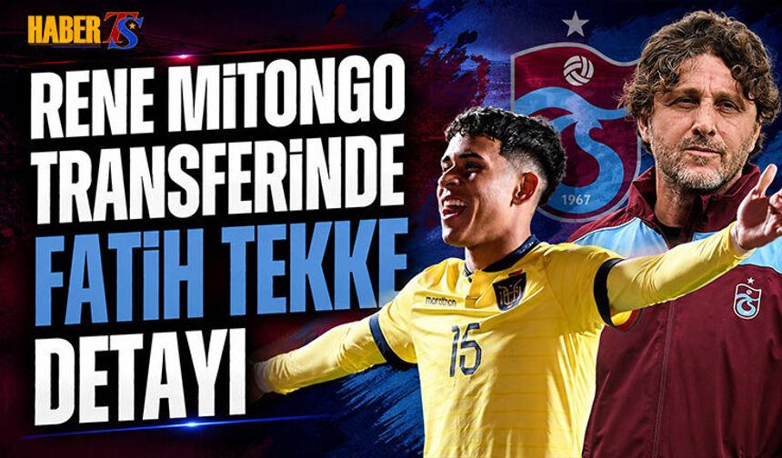 Rene Mitongo Transferinde Fatih Tekke Detayı