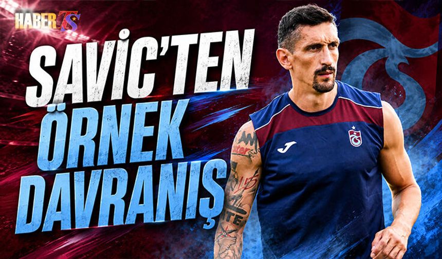 Kaptan Stevan Saviç'ten Örnek Davranış