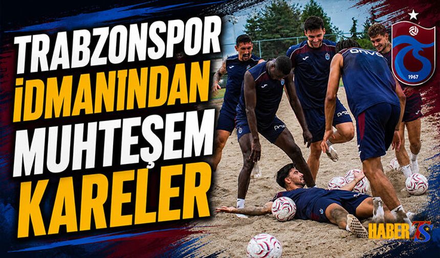Trabzonspor’da Antrenman Karpuz Keyfiyle Tamamlandı