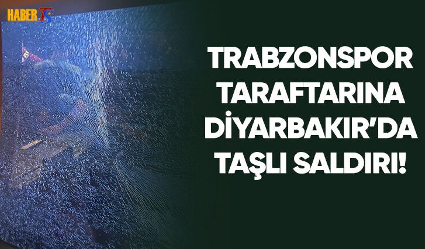 Trabzonspor Taraftarına Taşlı Saldırı!