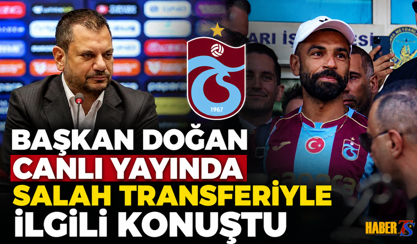 Başkan Ertuğrul Doğan'dan Canlı Yayında Flaş Sözler