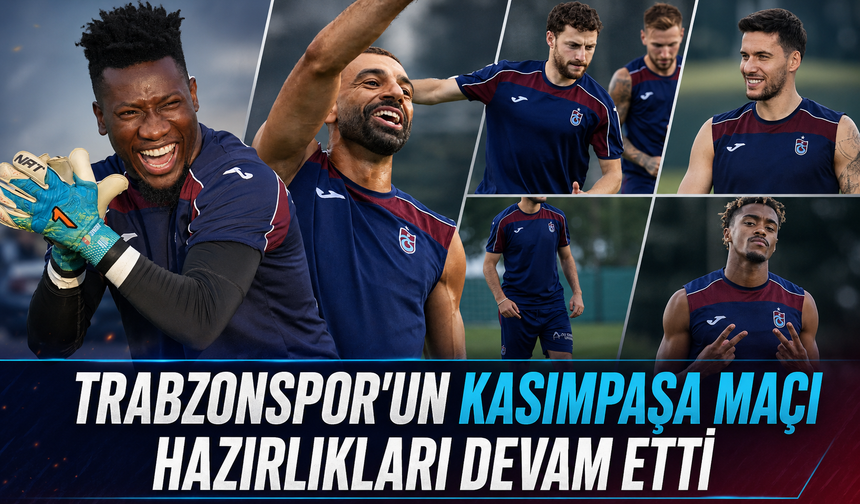 Trabzonspor Kasımpaşa Hazırlıklarını Sürdürdü