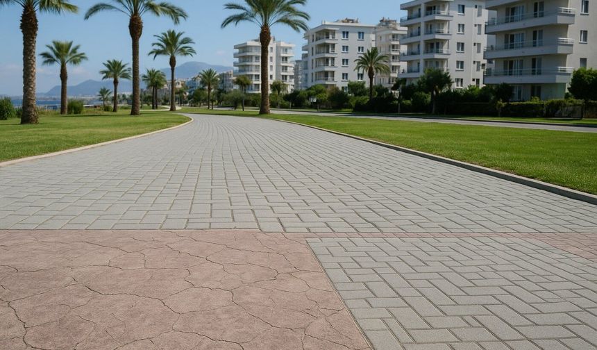 Baskı Beton Mu Parke Taşı Mı Dış Mekân Zeminlerinde İki Uygulama