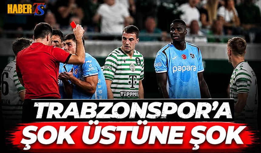 Trabzonspor Ferencvaros Maçında 9 Kişi Kaldı