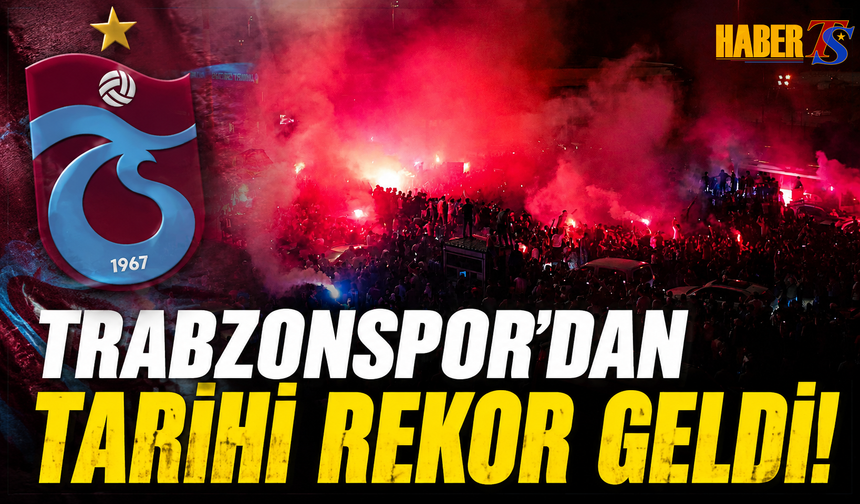 Trabzonspor'dan Tarihi Rekor!