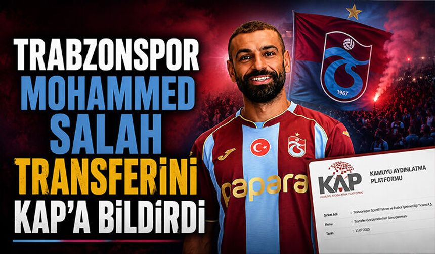 Trabzonspor, Salah Transferinin Maliyetini KAP'a Bildirdi