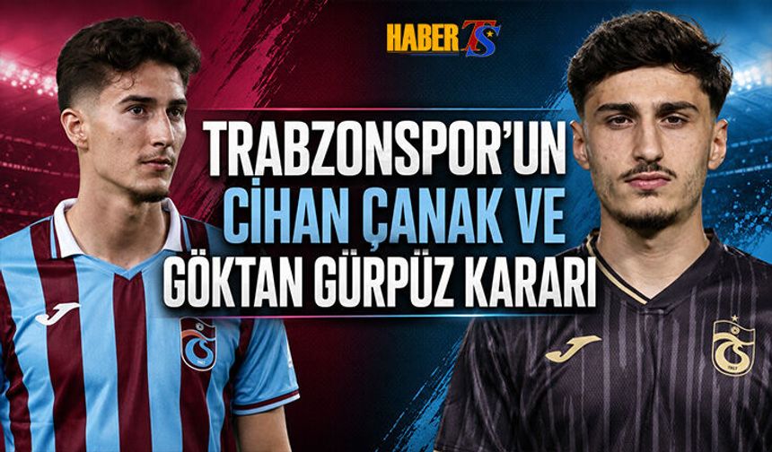 Trabzonspor'un Göktan Gürpüz ve Cihan Çanak Kararı