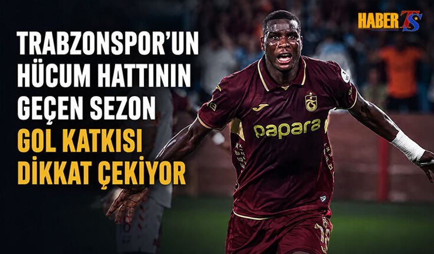 Trabzonspor Hücum Hattından 107 Gollük Katkı