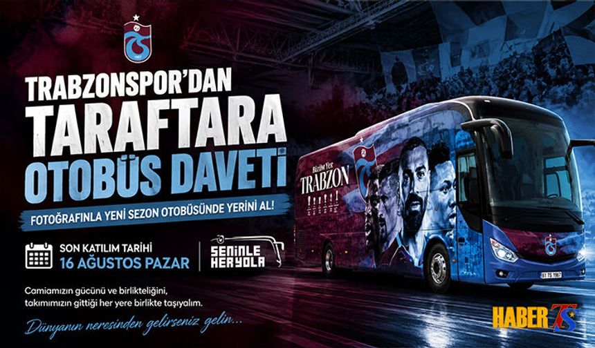 Trabzonspor'dan Taraftara Otobüs Daveti