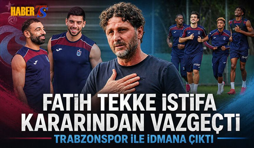 Fatih Tekke Yeniden Takımın Başında