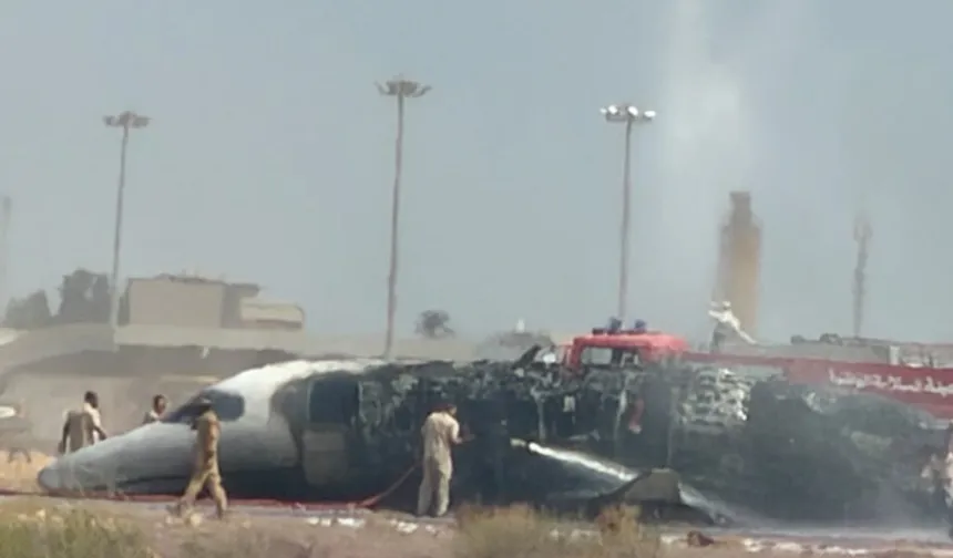 Libya'da Özel Jet Kazasında İki Pilot Tutuklandı