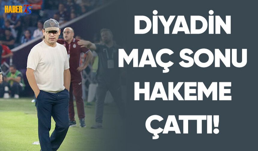 Metin Diyadin Maç Sonu Hakeme Çattı!