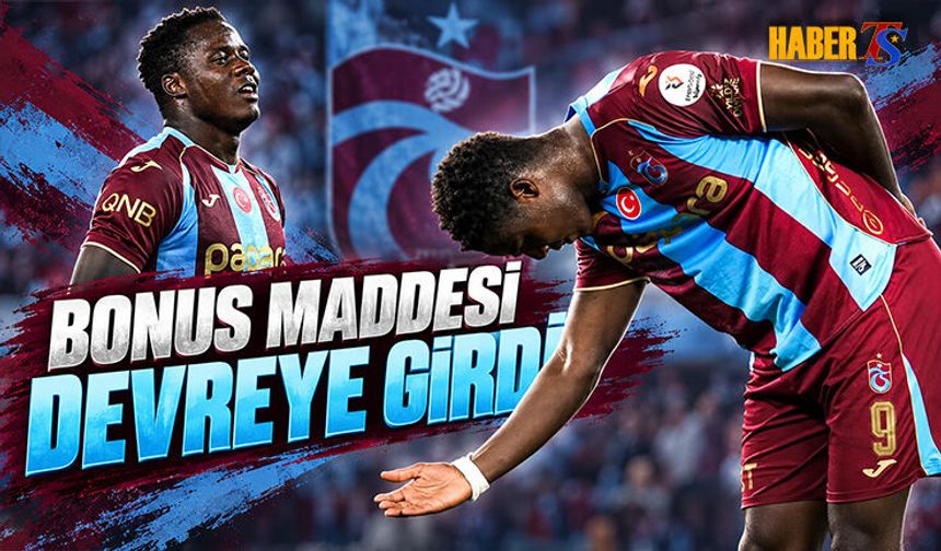 Trabzonspor’da Franculino’nun Bonus Maddesi Devreye Girdi
