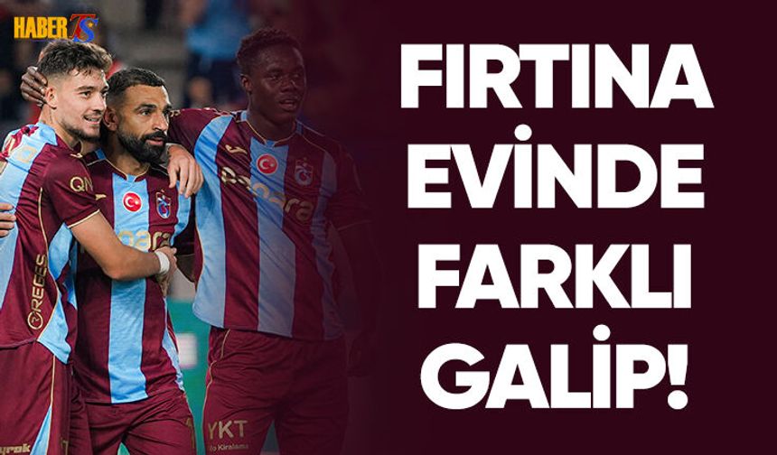 Trabzonspor Evinde Farklı Kazandı! 5-0