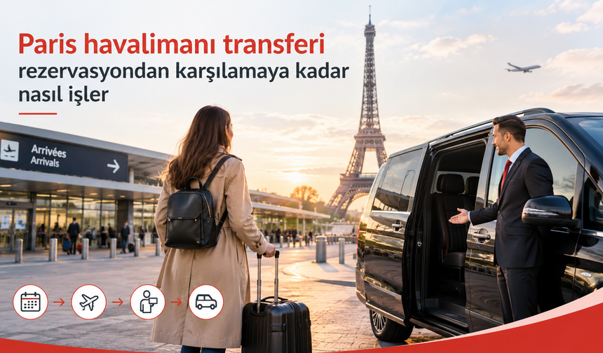 Paris havalimanı transferi rezervasyondan karşılamaya kadar nasıl işler?
