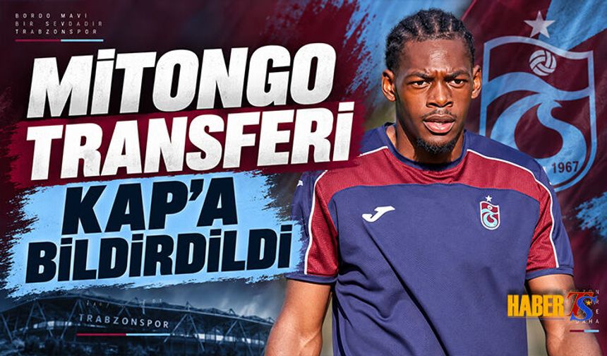 Trabzonspor’da Rene Mitongo Kiralandı