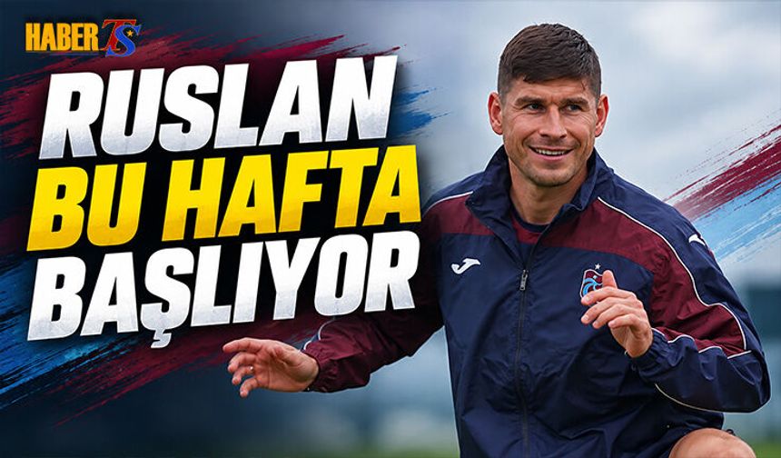 Trabzonspor’da Ruslan Malinovskyi’den İyi Haber