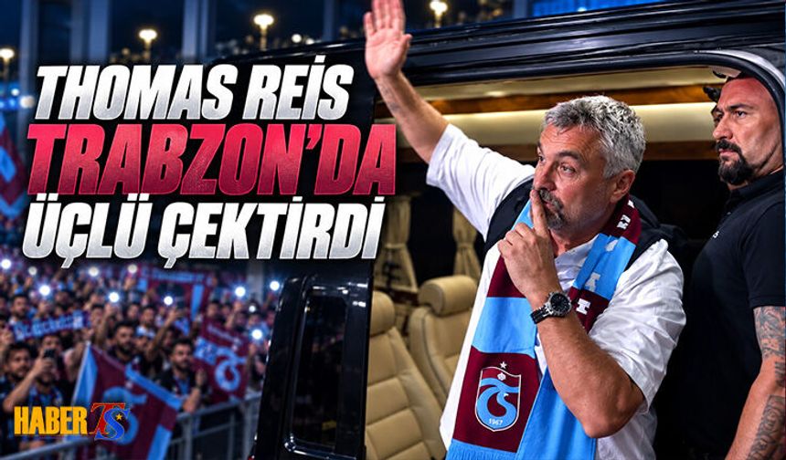Thomas Reis Trabzon’da Üçlü Çektirdi